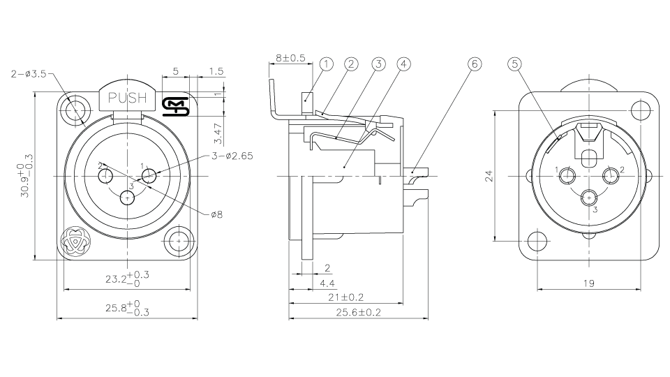 Connector Pinout Drawings Clark Wire Cable